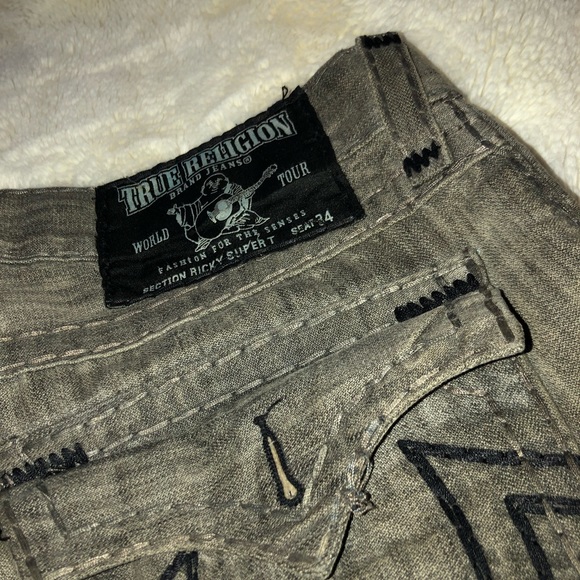 True religion Grey Jeans - Picture 4 of 5